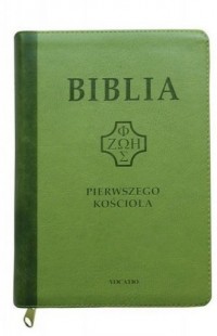 Biblia Pierwszego Kościoła jasno-zielona - okładka książki