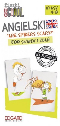 Fiszki SCHOOL. Are spiders scary? - okładka podręcznika