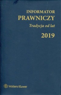 Informator Prawniczy 2019. Tradycja - okładka książki