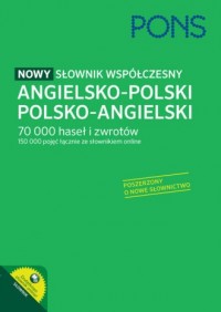 Nowy słownik współczesny amgielsko-polski - okładka książki