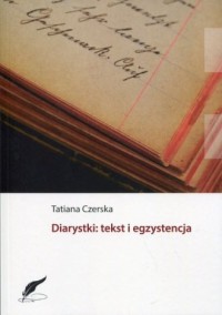 Diarystki: tekst i egzystencja - okładka książki
