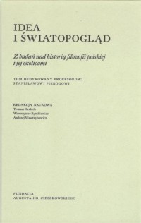 Idea i światopogląd. Z badań nad - okładka książki