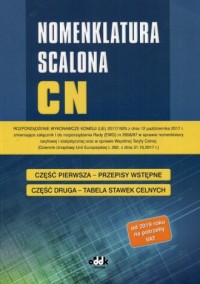 Nomenklatura scalona CN - okładka książki