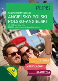 Słownik uniwersalny ang-pol-ang - okładka podręcznika