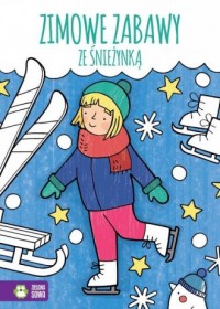 Zimowe zabawy ze śnieżynką - okładka książki