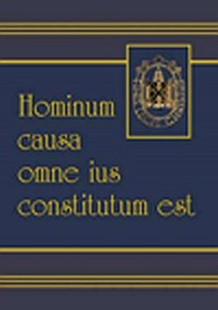 Hominum causa omne ius constitutum - okładka książki