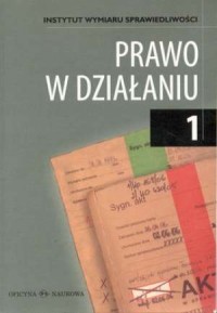 Prawo w działaniu 1 - okładka książki