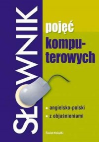 Słownik pojęć komputerowych angielsko-polski - okładka książki