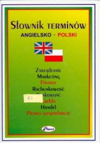 Słownik terminów angielsko-polski - okładka książki