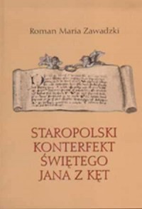 Staropolski konterfekt świętego - okładka książki