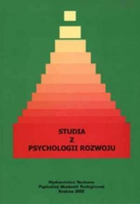 Studia z psychologii rozwoju - okładka książki