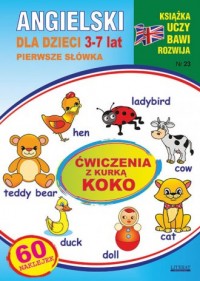 Angielski dla dzieci 3-7 lat Zeszyt - okładka podręcznika