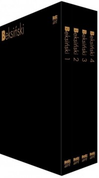 Beksiński 1- 4 - wydanie w etui - okładka książki