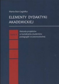 Elementy dydaktyki akademickiej. - okładka książki