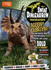 Świat Dinozaurów 3 Triceratops - okładka książki