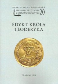 Edykt króla Teoderyka - okładka książki