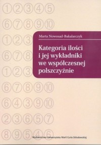 Kategoria ilości i jej wykładniki - okładka książki