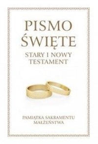 Pismo Święte ST i NT duże - Pam. - okładka książki