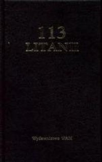 113 litanii czarne - okładka książki