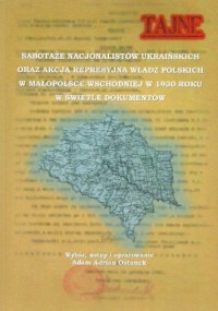 Sabotaże nacjonalistów ukraińskich - okładka książki