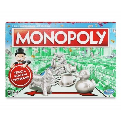Monopoly. Standard z nowymi pionkami - zdjęcie zabawki, gry