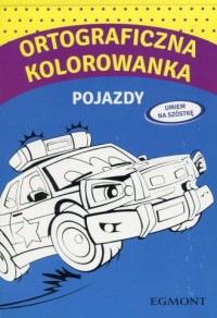 Ortograficzna kolorowanka. Pojazdy. - okładka książki