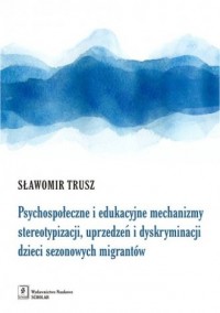 Psychospołeczne i edukacyjne mechanizmy - okładka książki