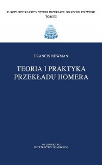 Teoria i praktyka przekładu Homera - okładka książki