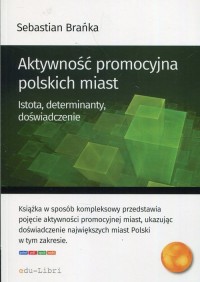 Aktywność promocyjna polskich miast. - okładka książki
