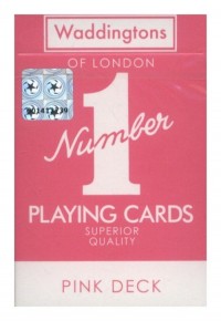 Karty do gry Waddingtons Pink Deck - zdjęcie zabawki, gry
