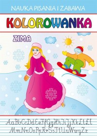 Kolorowanka. Zima - okładka książki