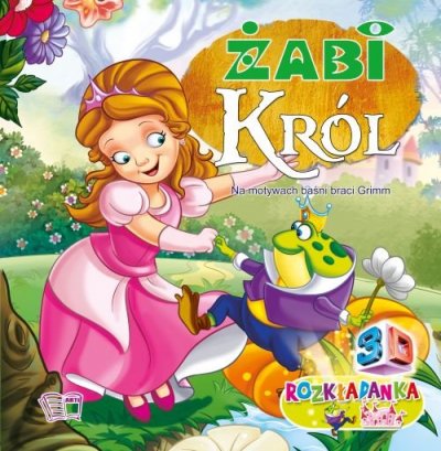 powiększ Rozkładanka 3D. Żabi król - okładka książki