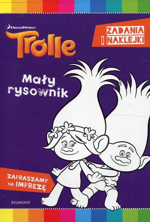 powiększ Trolle. Zadania i naklejki. Mały - okładka książki