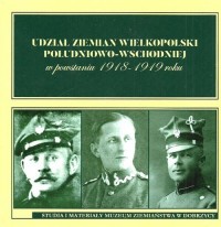 Udział ziemian Wielkopolski południowo-wschodniej - okładka książki