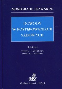 Dowody w postępowaniach sądowych. - okładka książki