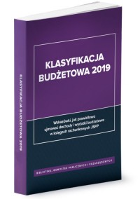 Klasyfikacja budżetowa 2019 - okładka książki