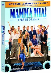 Mamma Mia Here We Go Again DVD+booklet - okładka filmu