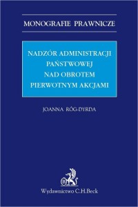 Nadzór administracji państwowej - okładka książki