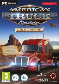 American Truck Simulator PC Gold - pudełko programu