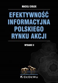 Efektywność informacyjna polskiego - okładka książki