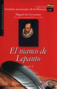 El manco de Lepanto Nivel 1 - okładka podręcznika