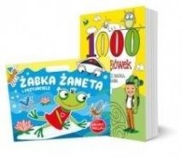 Żabka Żaneta i../1000 łamigłówek... - okładka książki