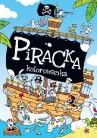 Piracka kolorowanka - okładka książki