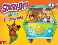 Wielkie kolorowanki cz. 1. Scooby-Doo - okładka książki
