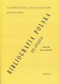 Bibliografia Polska XIX stulecia. - okładka książki