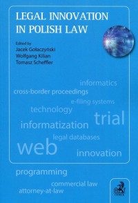 Legal innovation in Polish Law - okładka książki