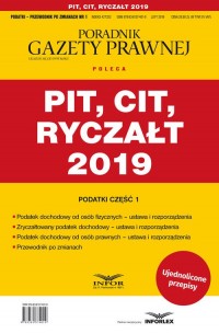 PIT CIT Ryczałt 2019. Podatki-Przewodnik - okładka książki