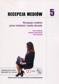 Recepcja mediów 5 Recepcja mediów - okładka książki