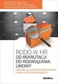 Rodo w HR. Od rekrutacji do rozwiązania - okładka książki