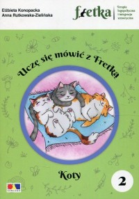 Uczę się mówić z Fretką 2. Koty - okładka książki
